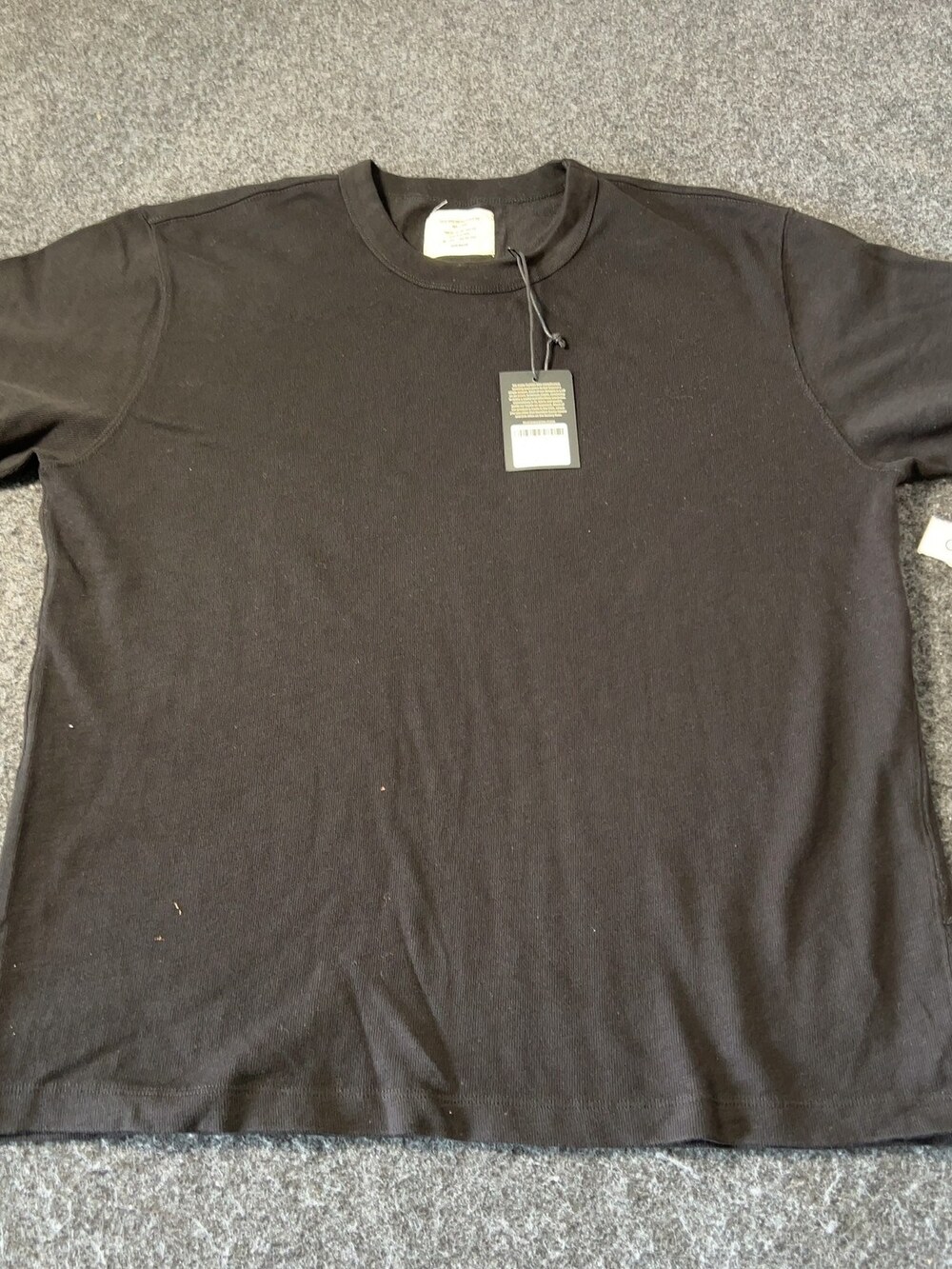 Buck Mason Black Field-Spec Cotton Heavy Tee Mens Sz Large NWI Msrp55 [OE28]